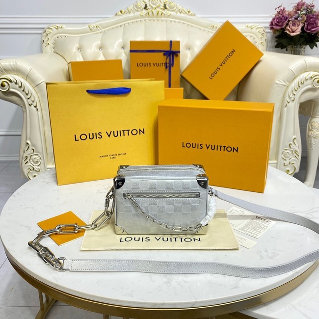 Louis Vuitton MINI original PETITE MALLE M59726 silver HY5453hI90