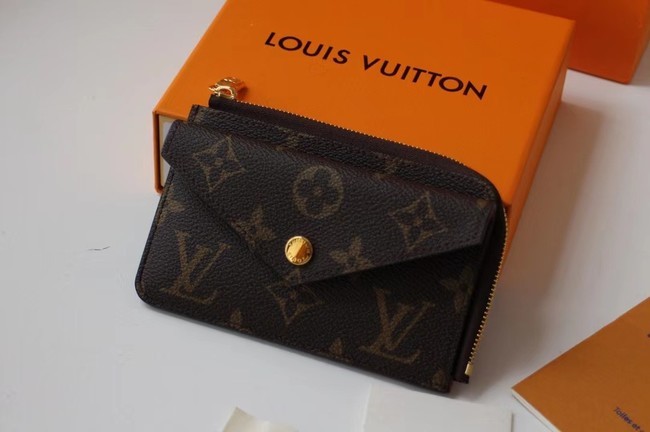 Louis vuitton Monogram Canvas original CARD HOLDER M60167 rose HY8369va68