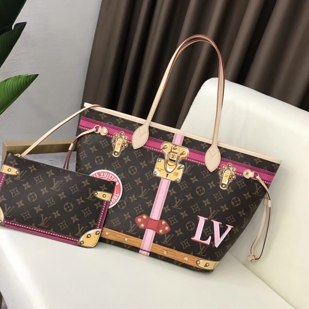 Louis vuitton monogram canvas original neverfull mm A40156 HY5440lu18