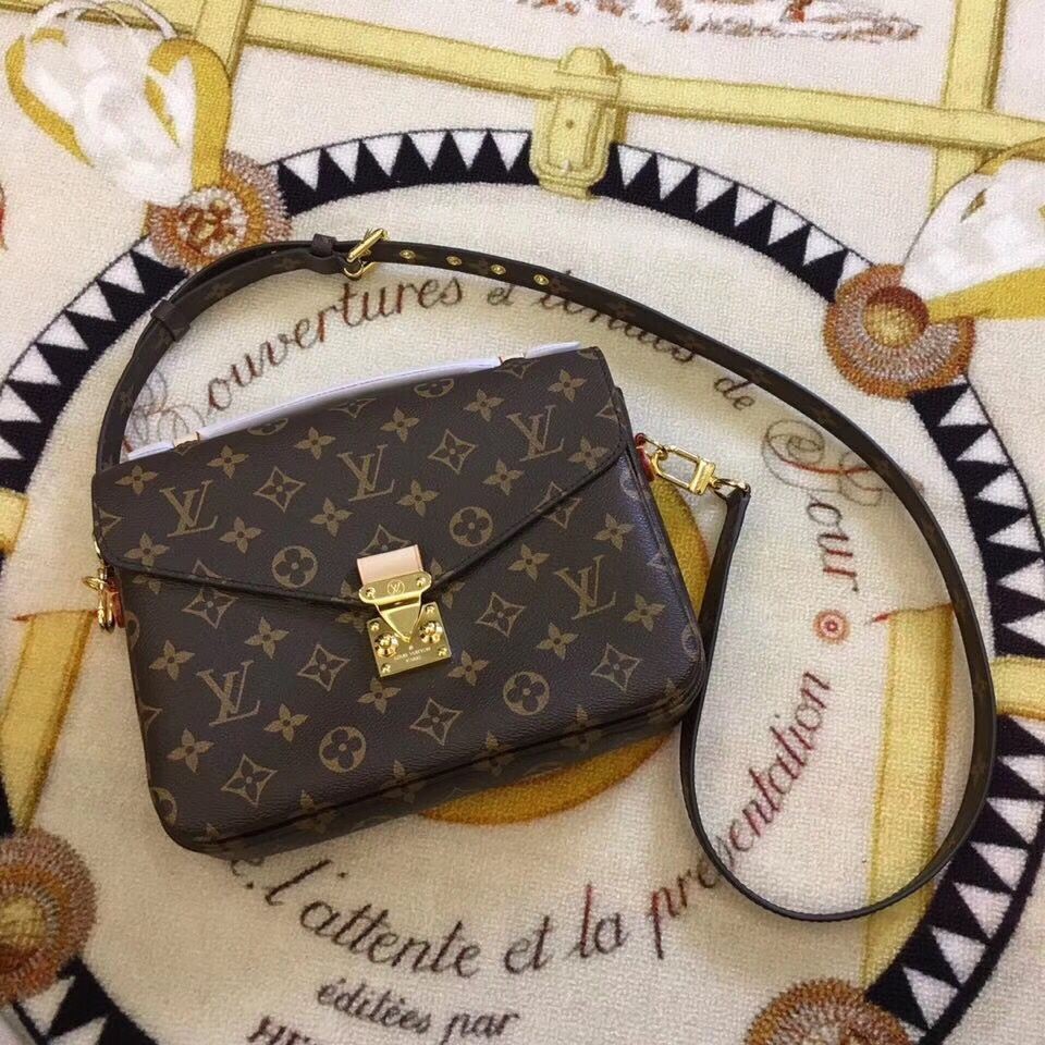 Louis Vuitton Monogram Canvas Pochette Metis Original Leather M40780 HY21220Lp50