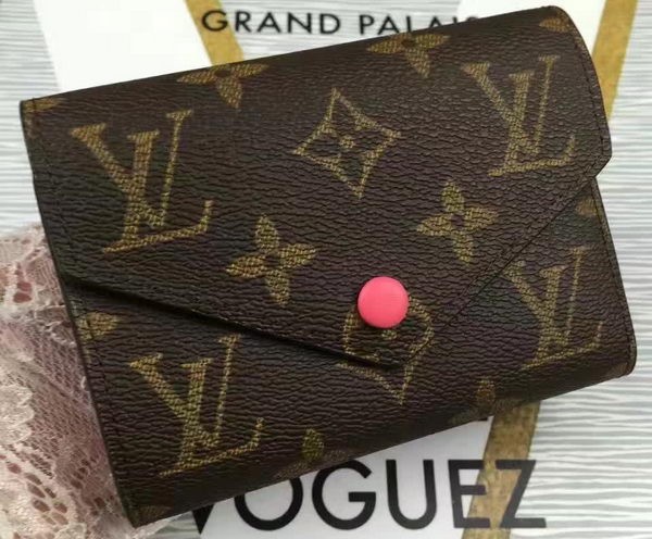 Louis Vuitton Monogram Canvas Victorine Wallet M62360 Rose HY13692EC68