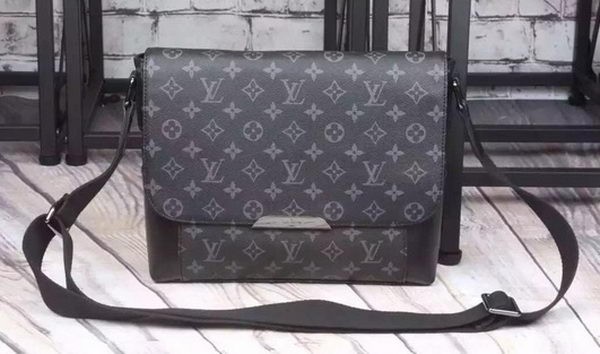 Louis Vuitton Monogram Eclipse Canvas MESSENGER PM EXPLORER M40565 HY23795sf78