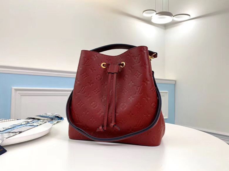 Louis Vuitton Monogram Empreinte Neonoe Original Leather M45256 Red HY21758UE80