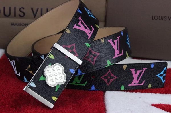 Louis Vuitton Monogram Multicolore Belt LV2935 Black HY10844EB28