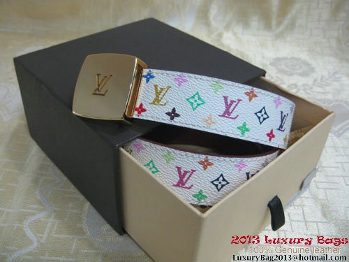 Louis Vuitton Monogram Multicolore Reversible Belt M6890K HY25182UF26