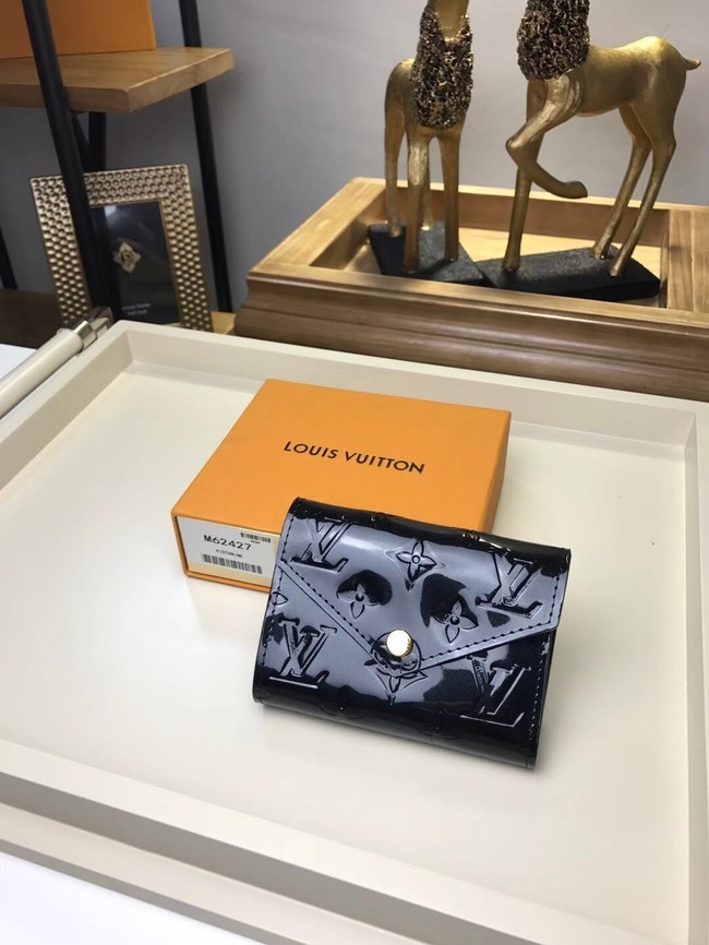 Louis Vuitton Monogram Vernis VICTORINE WALLET M62427 black HY11326DV39