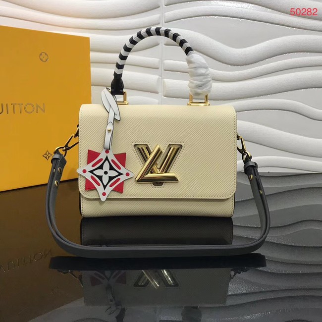 Louis vuitton original CRAFTY TWIST tote bag M56780 cream HY11411CI68