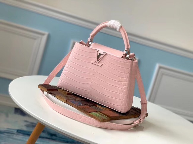 Louis vuitton original crocodile CAPUCINES PM M94587 Eau de Rose HY21925KX51