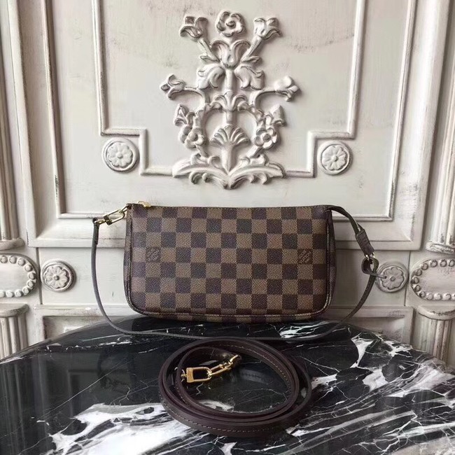 Louis Vuitton Original Damier Ebene Canvas POCHETTE ACCESSOIRES M40712 HY6721Af99
