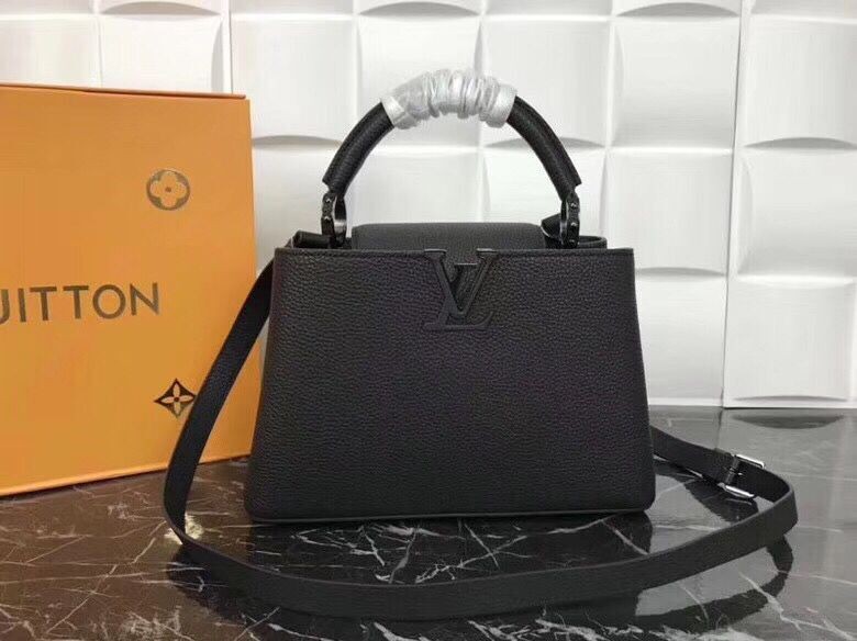 Louis Vuitton original Elegant Capucines BB Bags M94517 Black HY6183hI90