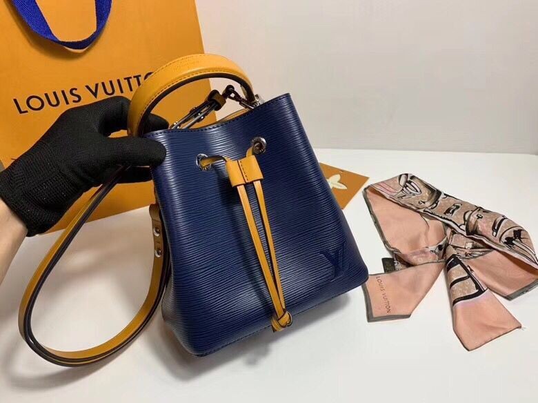 Louis Vuitton Original Epi Leather Neonoe BB Bag M53612 Navy HY20547rJ28