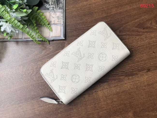 Louis vuitton original Iris ZIPPY Wallet M69032 white HY17646ED90