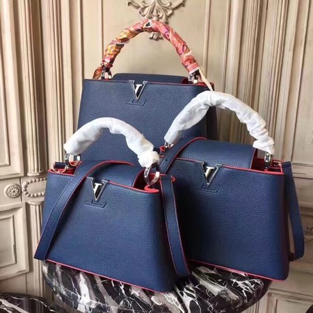 Louis Vuitton Original Leather CAPUCINES BB M54419 Blue HY4192xh67