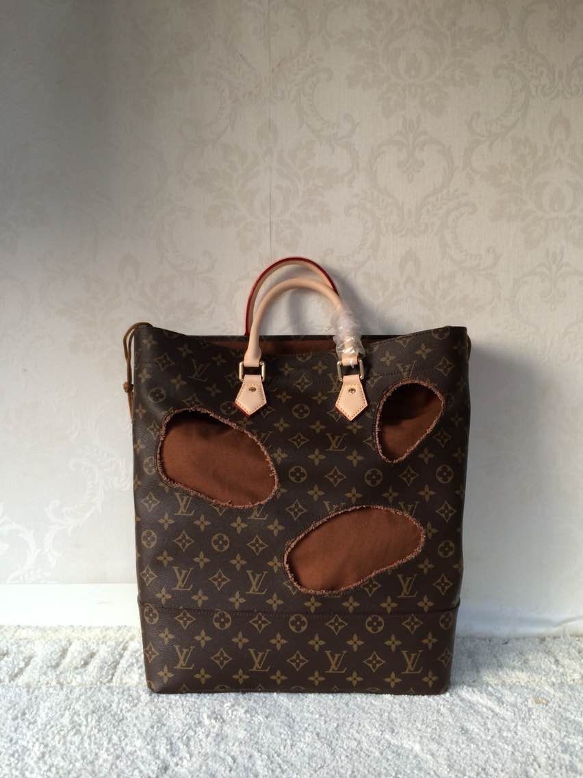 Louis Vuitton Original Leather Monogram canvas BAG WITH HOLES REI KAWAKUBO M40279 HY14838ER88