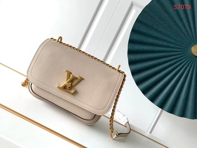 Louis Vuitton Original Lockme chain small handbag M57067 grey HY23975Ag46