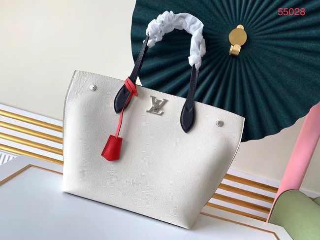 Louis vuitton original LOCKME GO M55028 white HY25284Is79