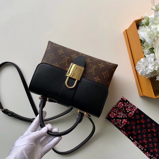 Louis vuitton original LOCKY BB M44080 black HY3026qM91