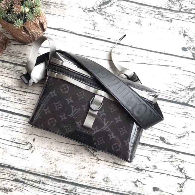 Louis vuitton original MESSENGER PM M52218 black HY17017Is53