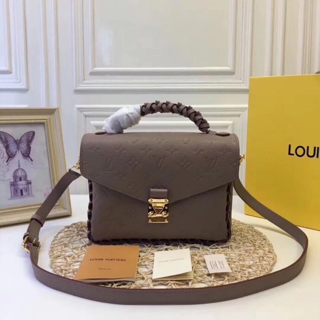 Louis vuitton original mongram empreinte POCHETTE METIS M43941 GREY HY24752yk28