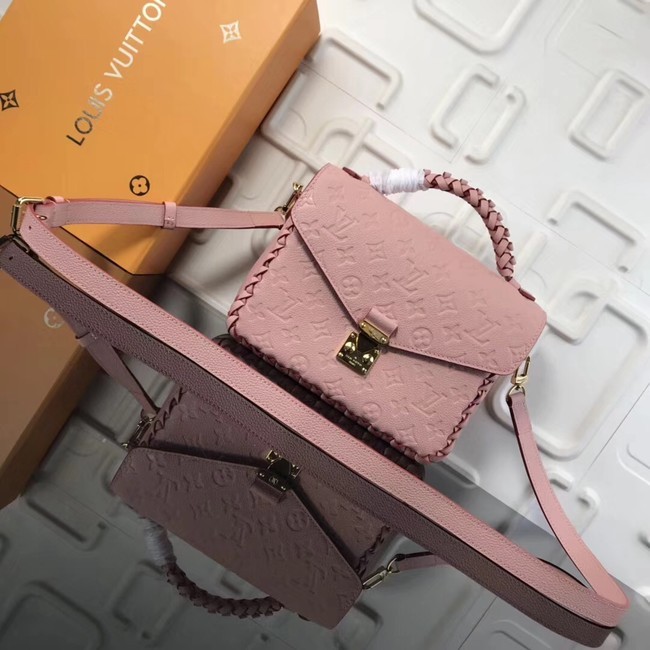 Louis vuitton original mongram empreinte POCHETTE METIS M43941 pink HY19853iZ66
