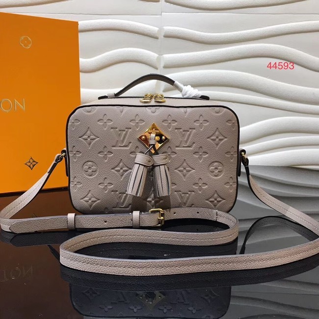 Louis vuitton original mongram empreinte SAINTONGE M44593 light gray HY843pA42