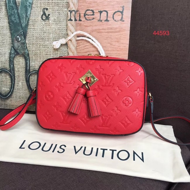 Louis vuitton original mongram empreinte SAINTONGE M44593 Scarlet HY392Ym74