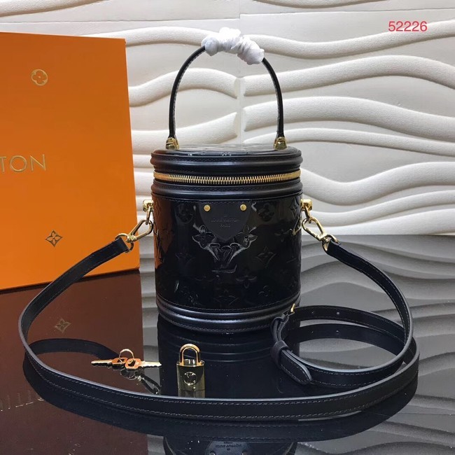 Louis vuitton original Monogam vernis CANNES tote M53997 black HY1710Ag46