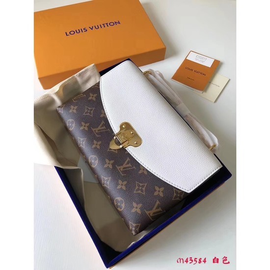 Louis vuitton original monogram canvas SAINT PLACIDE M44274 white HY17401CC86