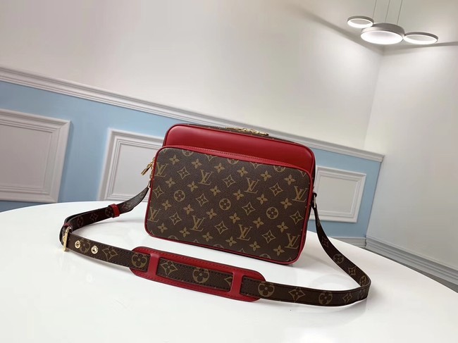 Louis vuitton original monogram canvas Shoulder Bag M51478 red HY4712gN72