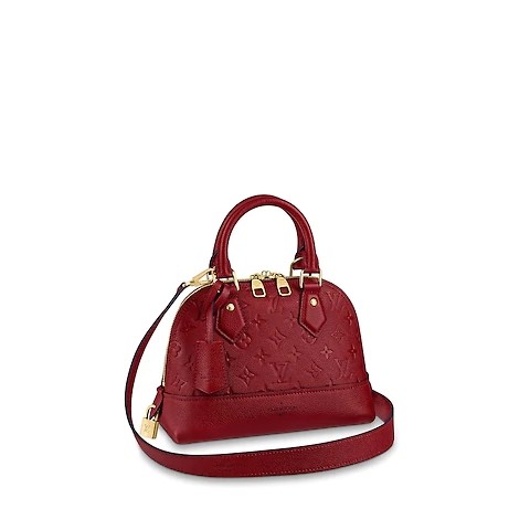 Louis Vuitton Original Monogram Empreinte NEO ALMA BB M44866 Cherry Berry HY19027Dq89