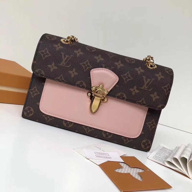 Louis vuitton original monogram victoire M41730 pink HY1894Ea63