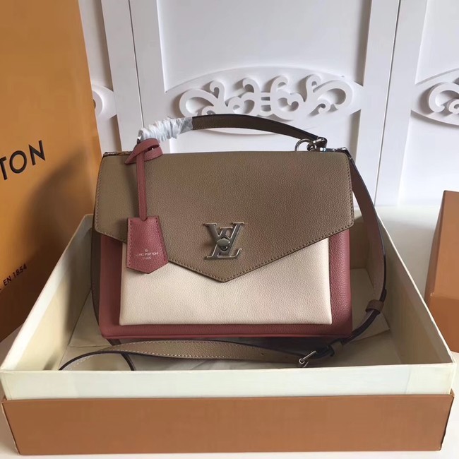 Louis vuitton original MY LOCKME M54849 Galet&white HY1234MO84
