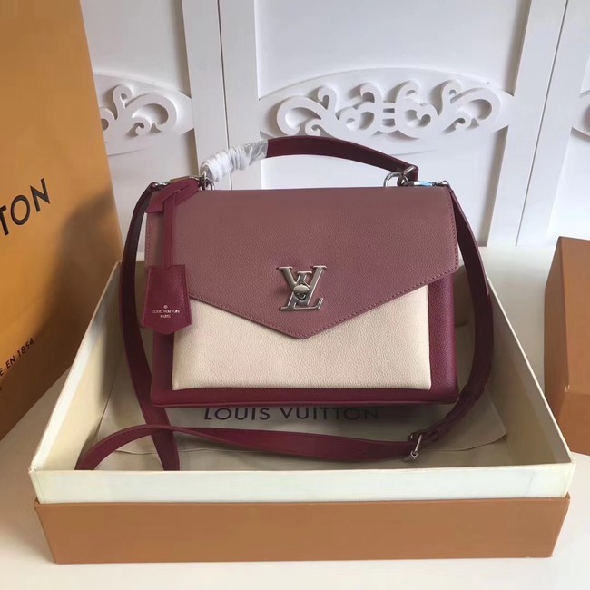 Louis vuitton original MY LOCKME M54849 pink&white HY1895sf78