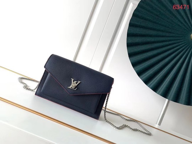 Louis Vuitton Original MYLOCKME Chain Bag M63471 Royal Blue HY5601ED90
