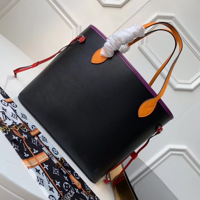 Louis Vuitton Original Neverfull Epi Leather MM M54185 black HY24333Pu45