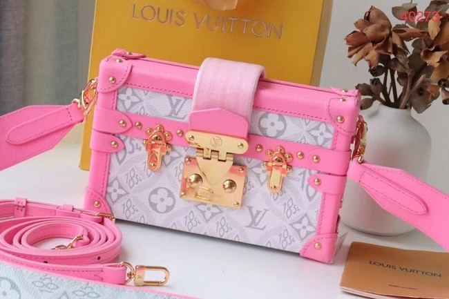 Louis vuitton original PETITE MALLE M40273 pink HY14611DV39