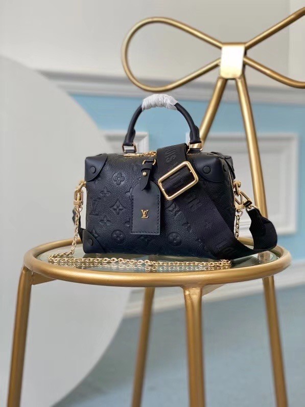 Louis Vuitton Original PETITE MALLE SOUPLE M45394 Black HY18942yj81