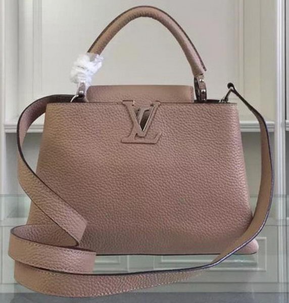 Louis Vuitton Original Taurillon Leather CAPUCINES BB Bag M90294 Apricot HY5175Wi77