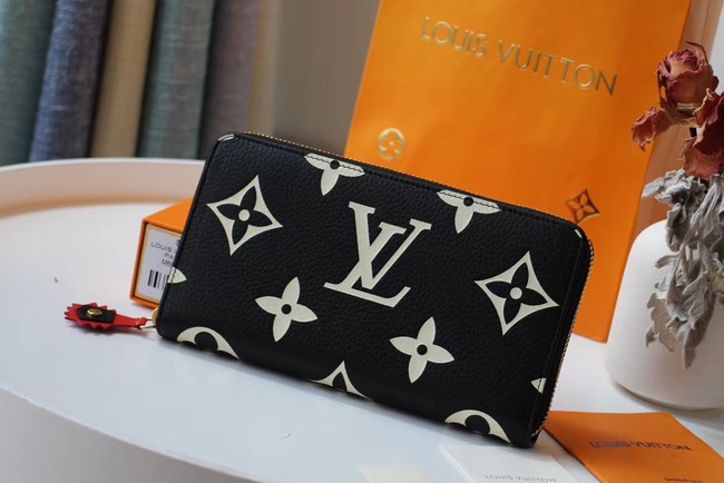 Louis Vuitton Original ZIPPY wallet M69698 black HY26924tg76