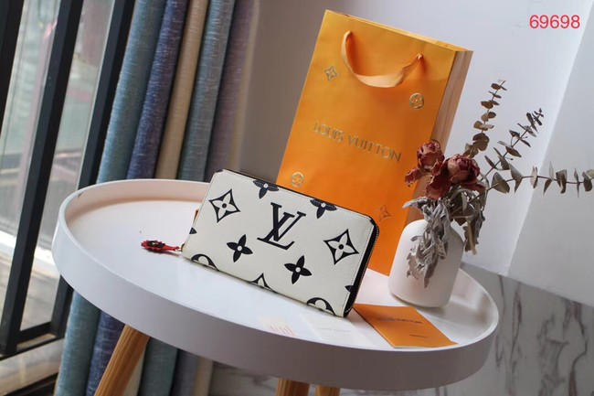 Louis Vuitton Original ZIPPY wallet M69698 white HY21601VF54