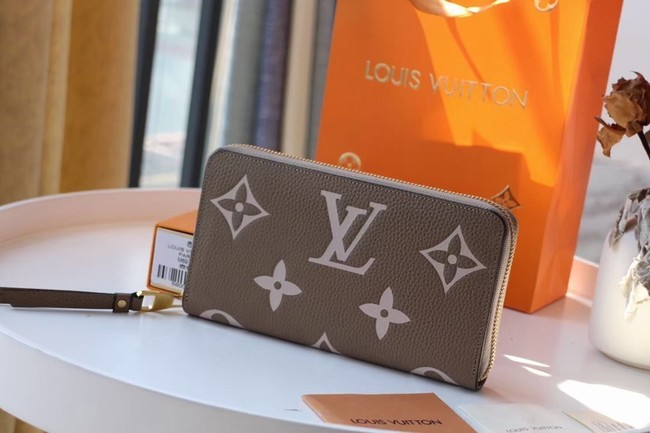 Louis Vuitton Original ZIPPY wallet M69794 Khaki HY5046DO87