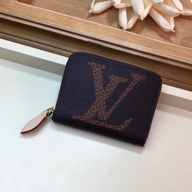 Louis vuitton original ZIPPY zipper pocket M67690 brown HY9401EW67