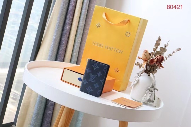 Louis Vuitton POCKET ORGANIZER M80421 Navy Blue HY26302vX33