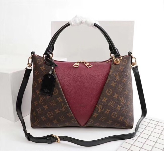 Louis Vuitton V TOTE MM M43949 Bordeaux Red HY17736mm78
