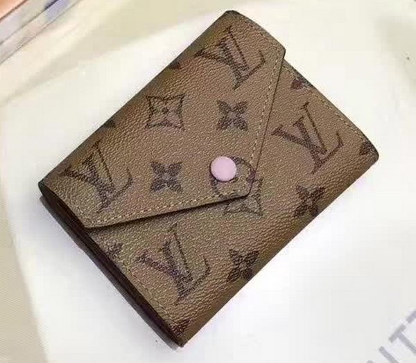 Louis Vuitton Victorine Wallet Monogram Canvas M62360 Pink HY8663Xw85