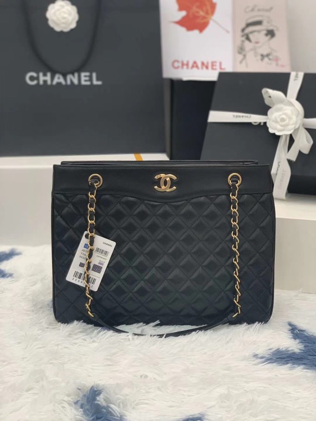 Luxury Chanel Original Lather Bag AS2784 black HY1014Lv15