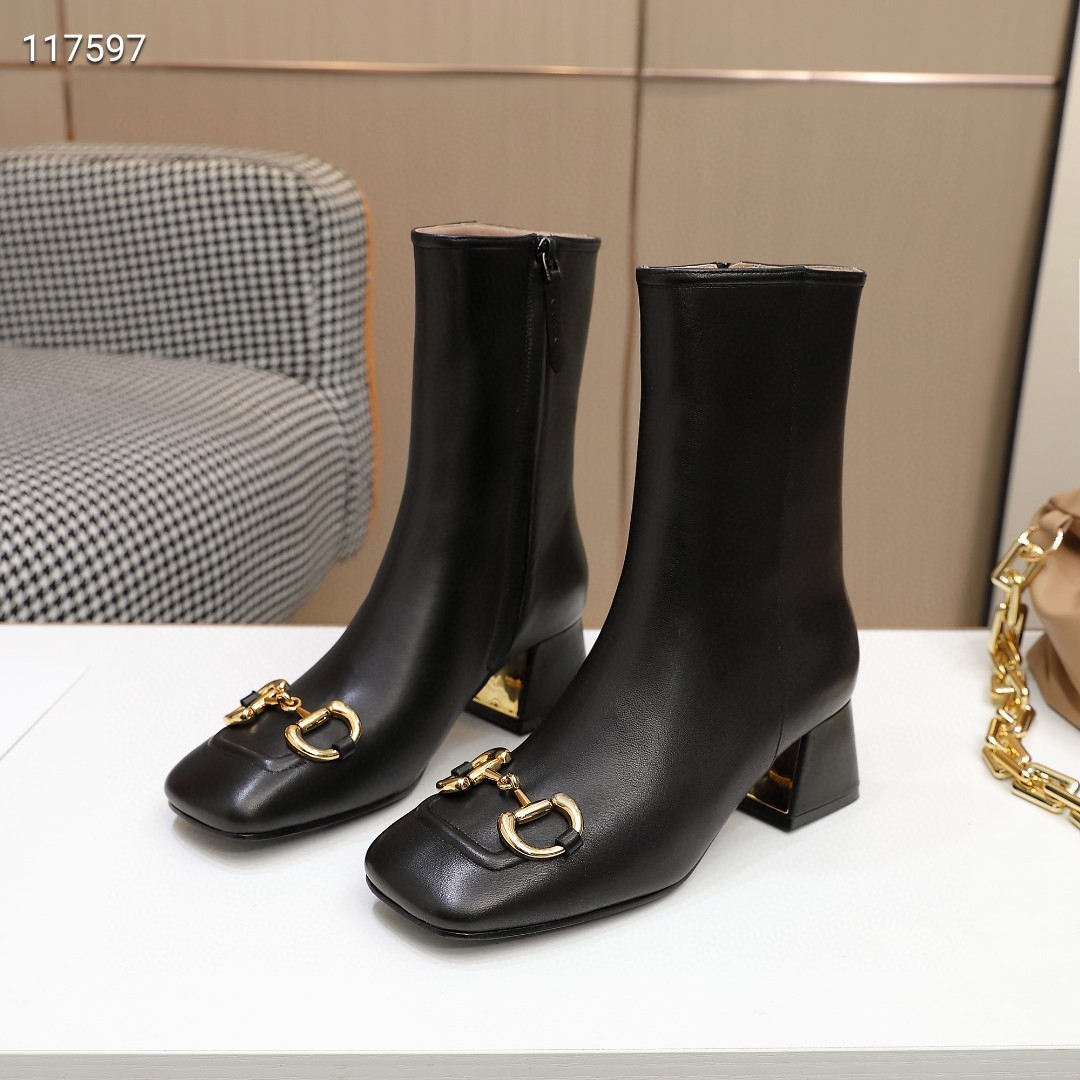 Luxury Gucci Womens ankle boot with Horsebit GG1748QQ-1 HY11379kp43