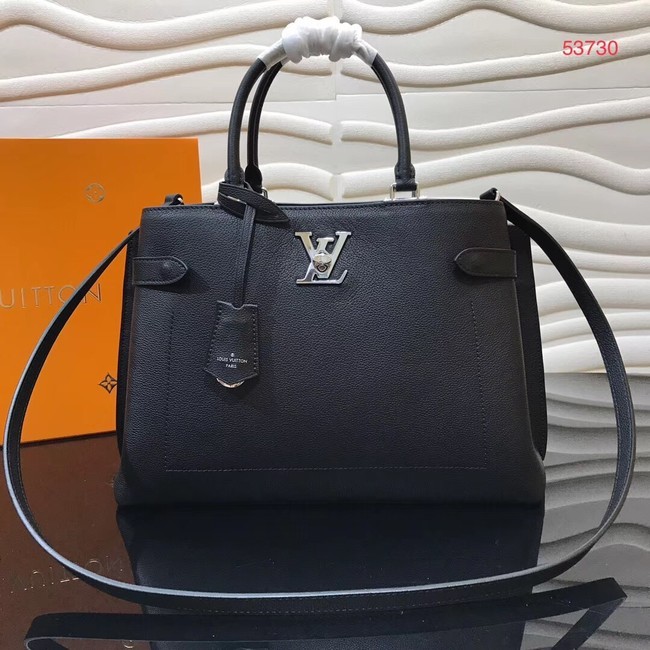 Luxury Louis Vuitton original LOCKME DAY M53730 black HY23872QT69