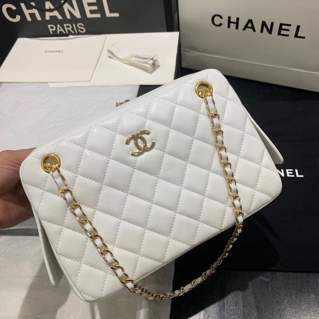 Replica CHANEL 2020 New Style Original Leather AS1168 white HY26285CQ60