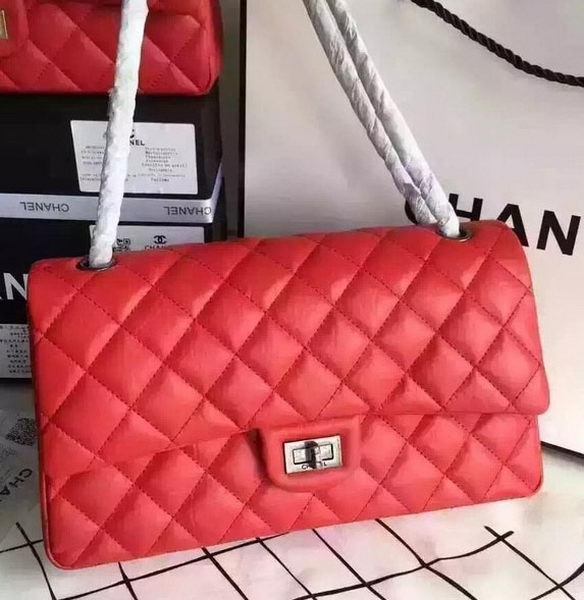 Replica Chanel Classic Flap Bag Red Original Leather CHA8575 Silver HY14786Ac56